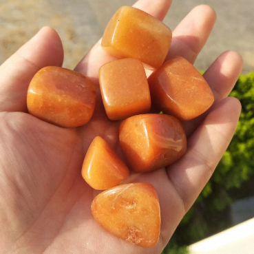 wholesale natural orange aventurine quartz gravel healing stone red aventurine crystal tumble stone for sale