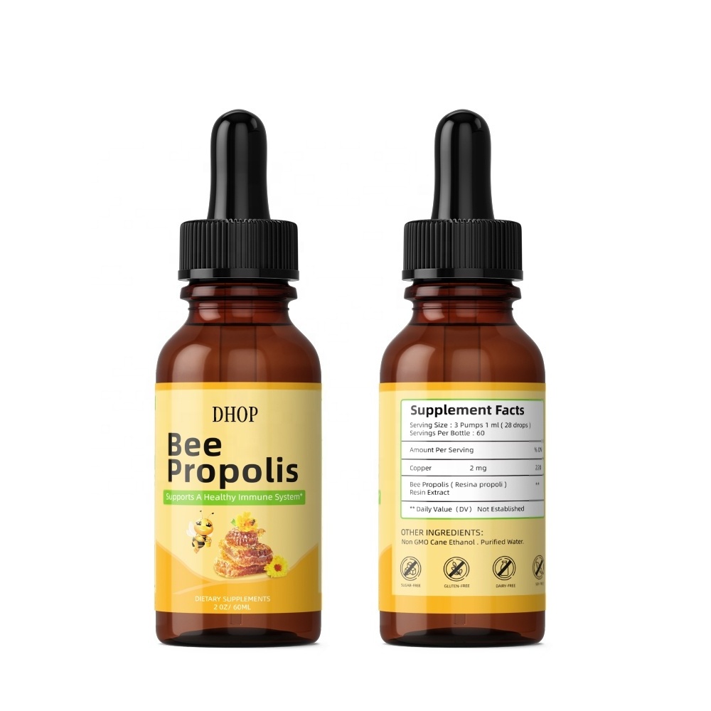 OEM Bee Propolis Extract liquid boosting immune system hot sale healthcare Bee Propolis Drops