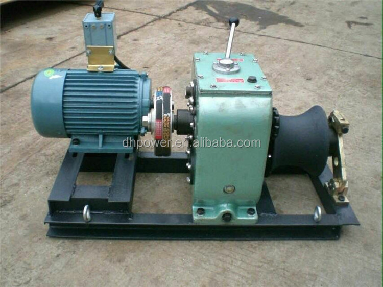 High speed Fast Pilot Wire Gas Powered Winch ,Transmission Line Cable Pulling Engine Powered Winch