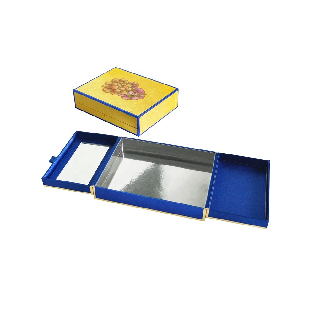 Custom Luxury Mooncake Baklava Dessert Boxes Door Gift Paper Packaging Pastry Box With Window