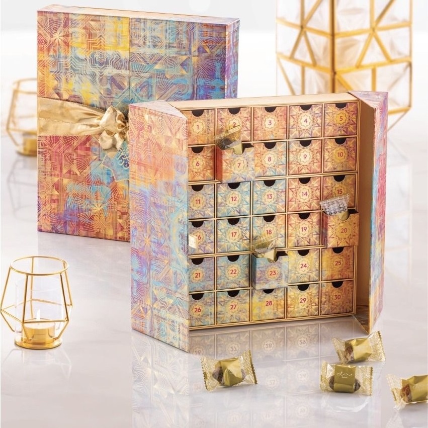 Factory Luxury Muslim Gift Set Islamic Dates Countdown Advent Calendar Gifts Box for Ramadan