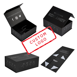 Flap Lid Packaging Cardboard Bespoke Custom Folding Boxes Magnetic Closure Gift Box