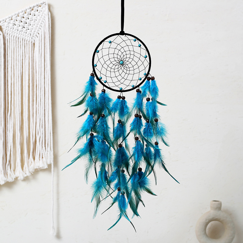 Wholesale Bedroom Wall Hanging Handmade Gemstone Tree of Life crystal Dreamcatcher Healing Decoration Gift