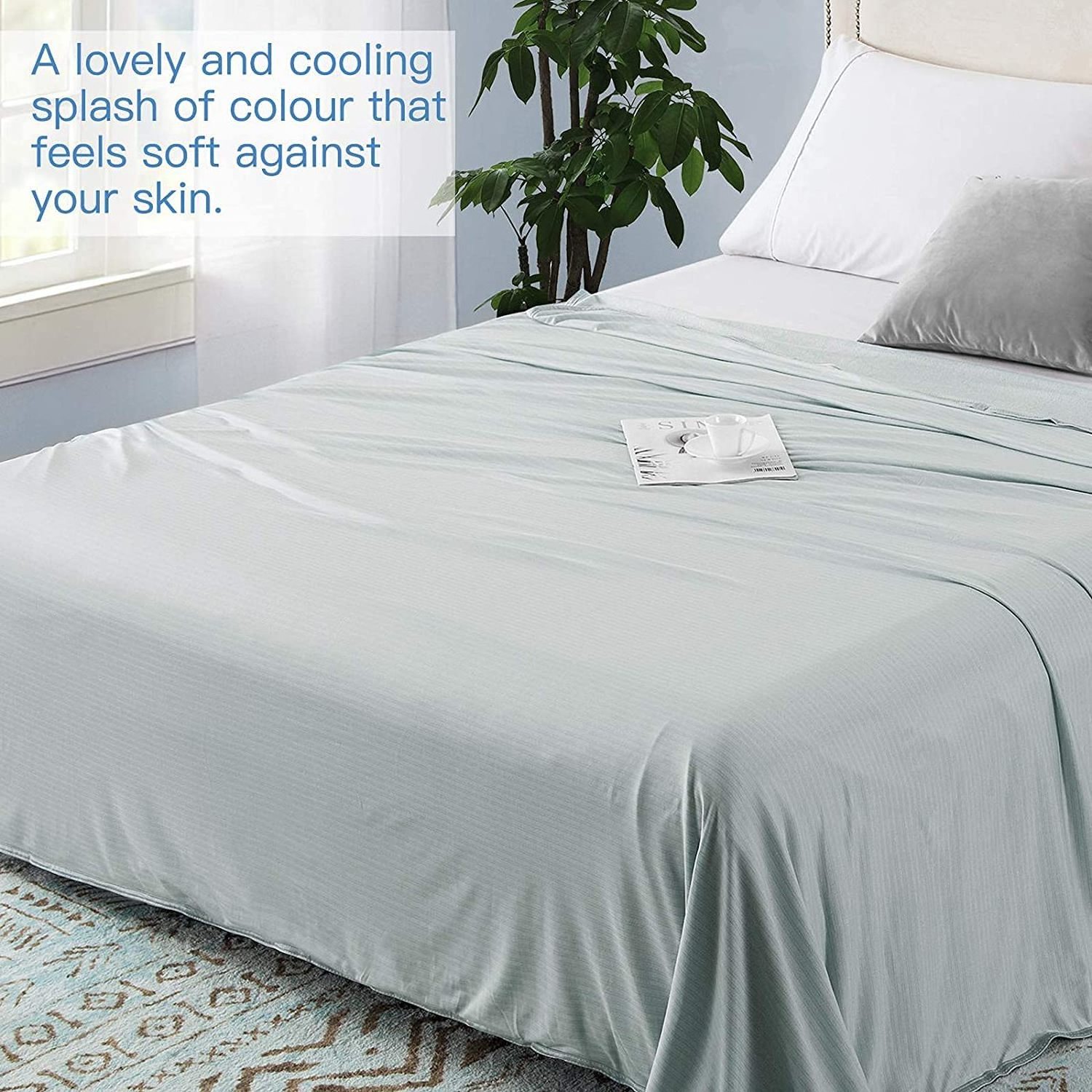 Original Factory Cooling Blanket Throw Size Summer bamboo Cooling Effect Q-Max 0.5 Arc-Chill for Cooling blanket