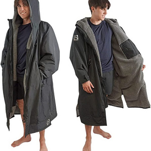 Home textile china Swim Hood Warm Oversized quick dry Coat Waterproof Changing change Robe Windproof Surf Poncho swim parka