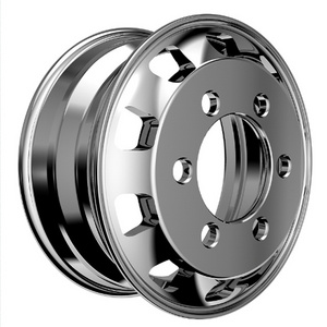 10 holes Superior Design Wheel Rim Alloy Aluminum bus Wheels 17.5*6.75 Inset 116.5 and outset 137.5