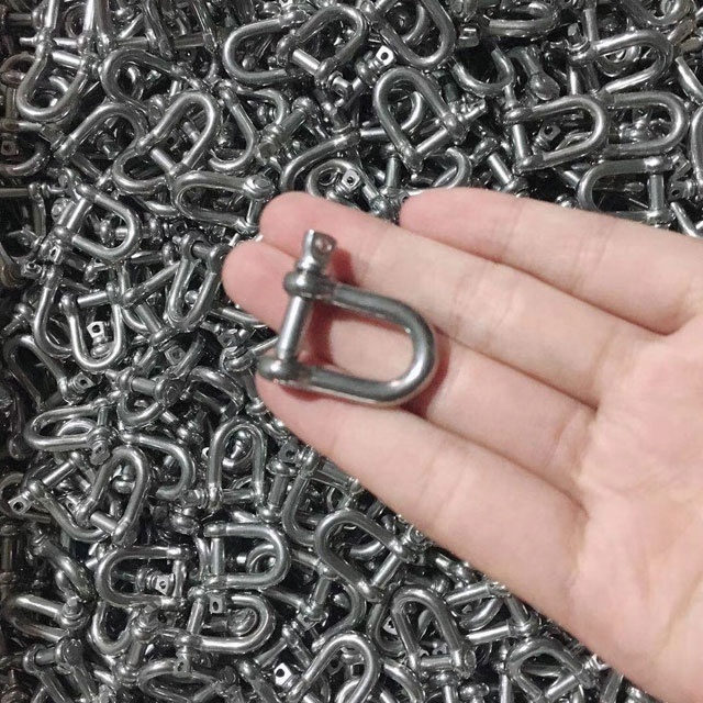 stainless steel spring hook with safety screw d type