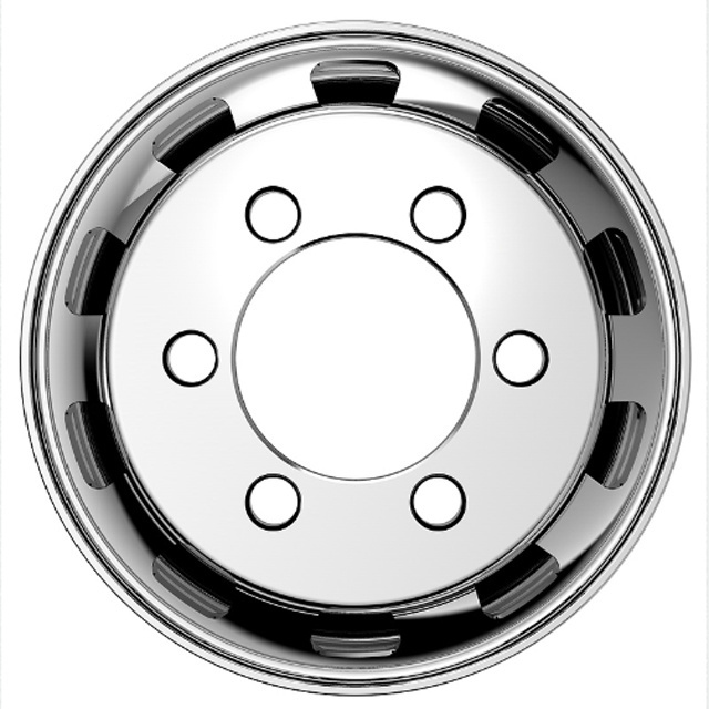 10 holes Superior Design Wheel Rim Alloy Aluminum bus Wheels 17.5*6.75 Inset 116.5 and outset 137.5