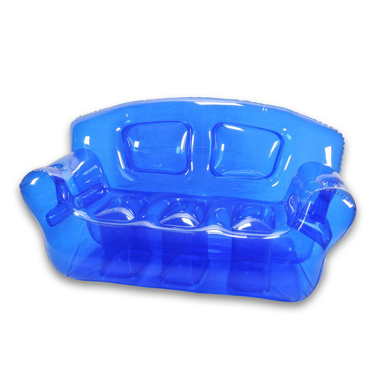 Thicken Pvc Transparent Internet stars inflatable  sofa