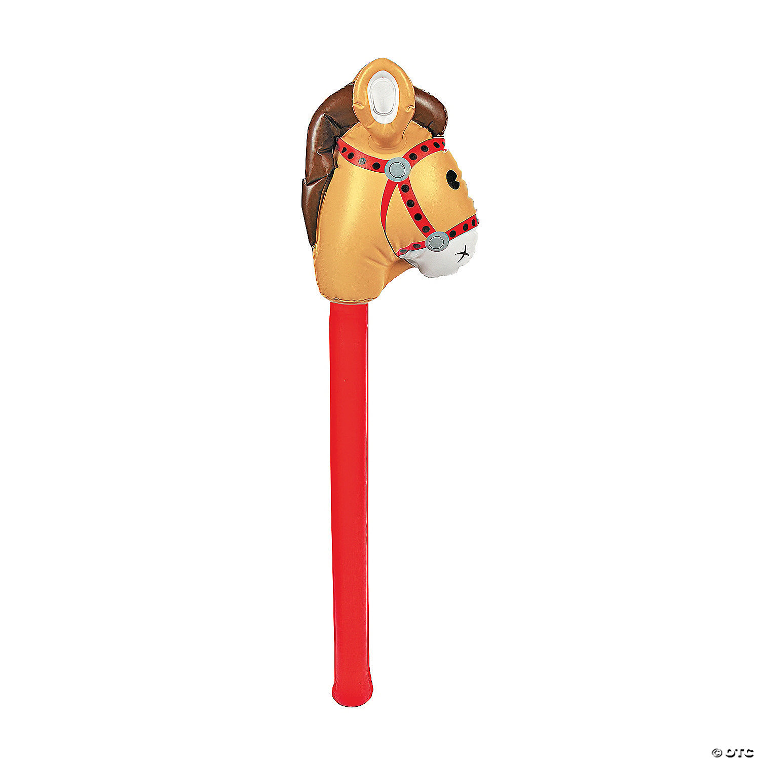 children Inflatable horsehead stick toy for kids