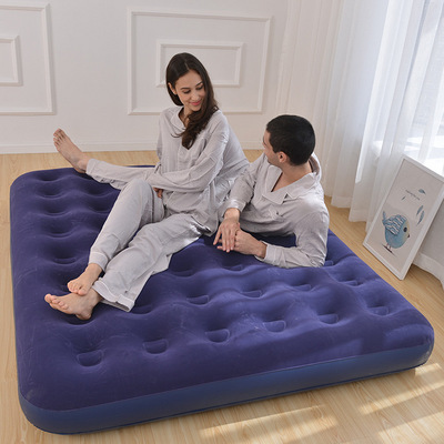 Portable Home Furniture Flocked Pvc AirBed Inflatable air bed Mattress