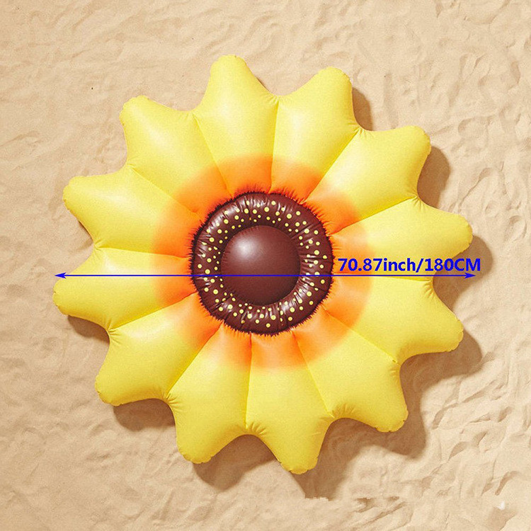 Sunflower beach water party  raft inflatable  pool float