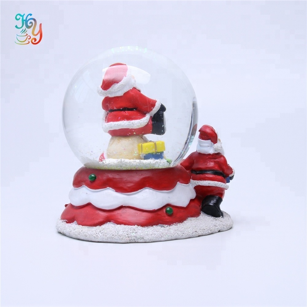 Christmas Water Globe Custom Glass Snowball For Souvenirs