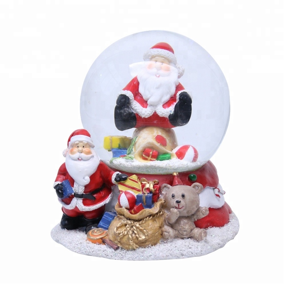 Christmas Water Globe Custom Glass Snowball For Souvenirs