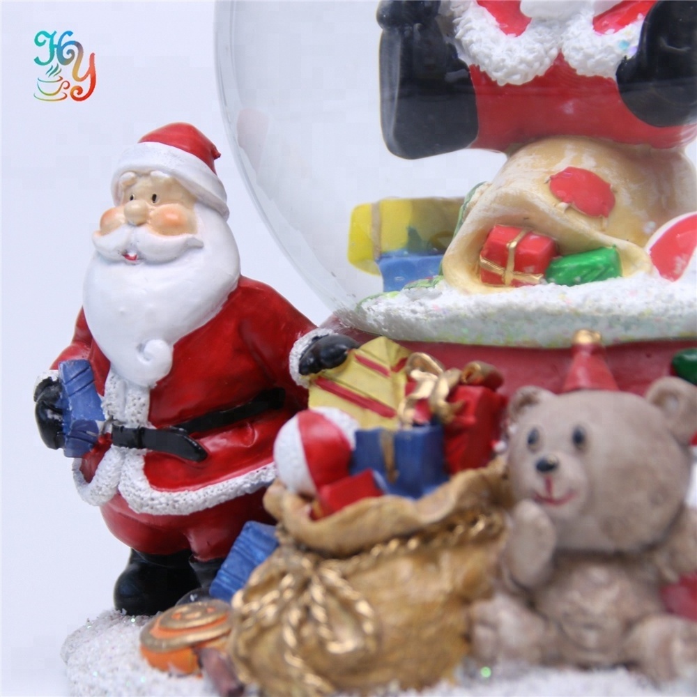 Christmas Water Globe Custom Glass Snowball For Souvenirs