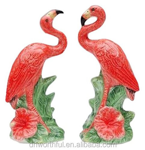 Most popular flamingo ceramic salt and pepper shakers