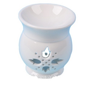 Modern Design Fragrance Ceramic Oil Burner Wax Melt Warmer Tealight Candle Holder For Decoration