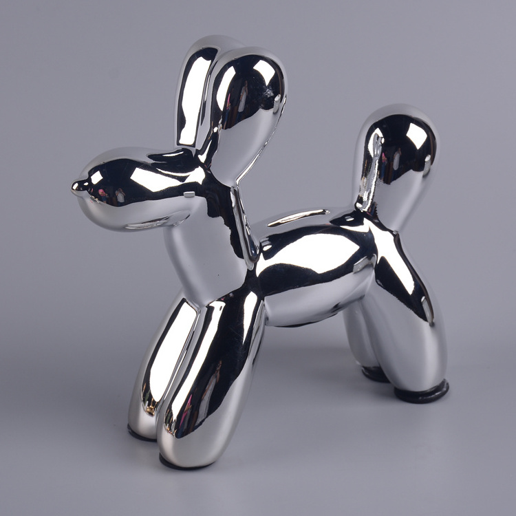 Ceramic balloon dog decoration animal shaped,new design home decoration