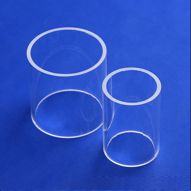 high pressure quartz tube Large Diameter Customized Sizes Quartz Glass pipe for semiconductor