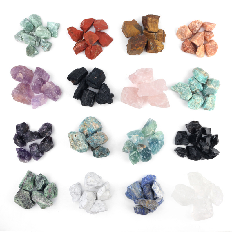 Natural rough gemstone semi-precious stone crafts raw crystals healing stones