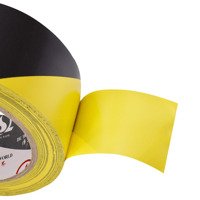 Lane Warning Tape Cable Caution Warning Security Tape Hazard Warning Floor PVC Rubber Waterproof Adhesive Tape