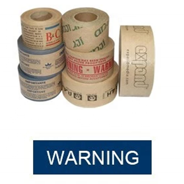 SUPERSEPTEMBER  printing logo biodegradable and environmental self adhesive kraft paper gummed tape with hot-melt adhesive