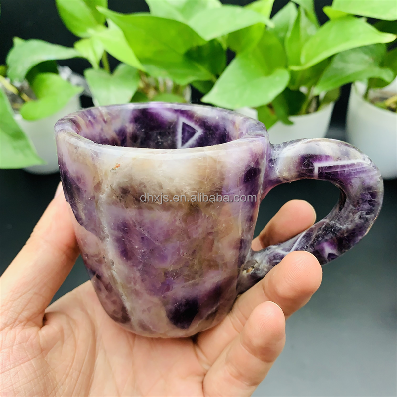 Wholesale natural  crystal craft nice dream amethyst cup for decoration