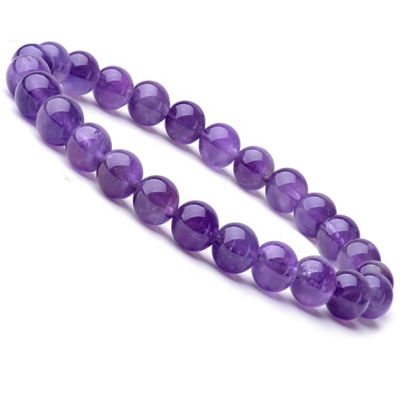 Wholesale Natural Stone Quartz Crystal Beads Bracelets 8mm 10mm  Gemstone bracelets for gift