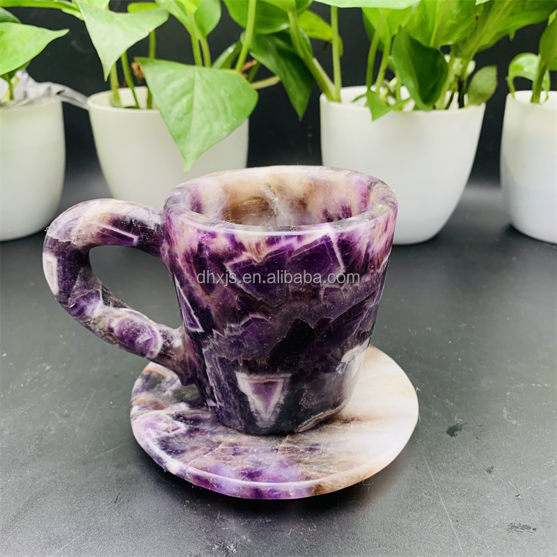 Wholesale natural  crystal craft nice dream amethyst cup for decoration