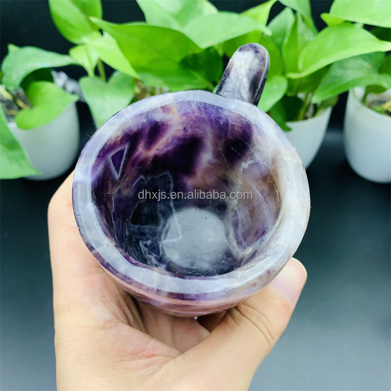 Wholesale natural  crystal craft nice dream amethyst cup for decoration