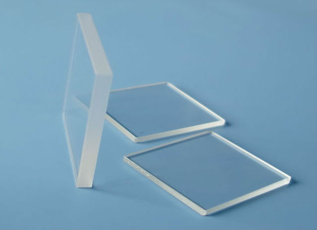 High transmittance high temperature resistant transparent quartz glass plate