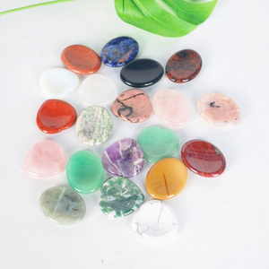 Worry Stone crystal Thumb Gemstone Natural Healing Stones Crystal Therapy Reiki Massage Chakra Worry Stone