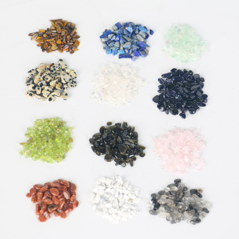 Wholesale Natural Healing Stones Crystal Chip Rock Quartz Stone Polished Gravel Tumbled Crystal Stones