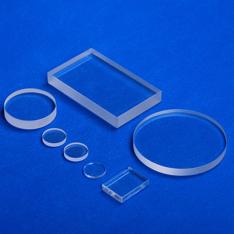 Custom-made Round Rectangular Transparent Sight UV Quartz Glass PlateHigh Quality Fused Silica Glass Sheet