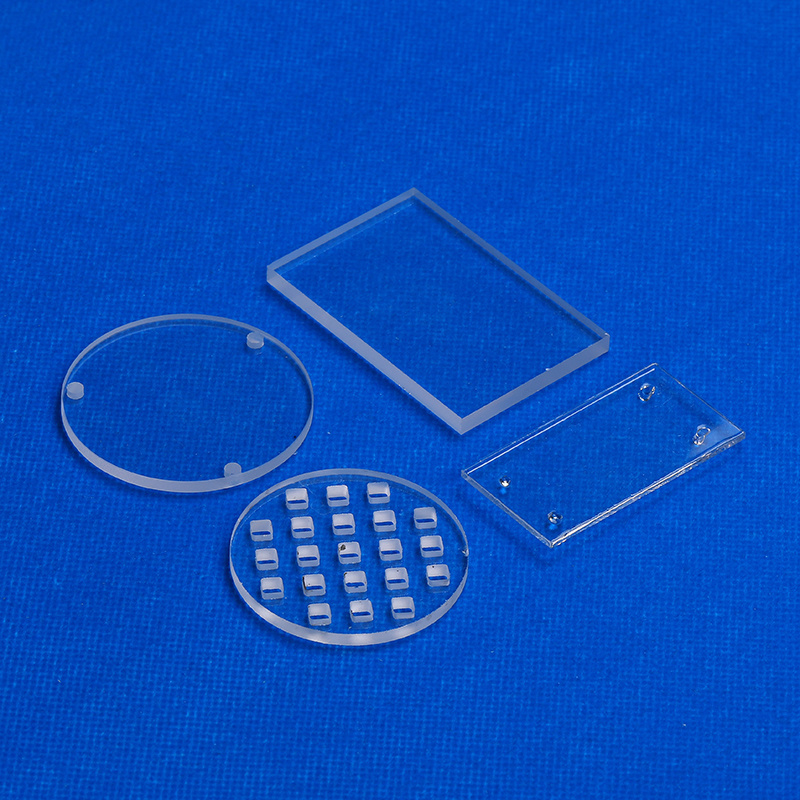 Custom-made Round Rectangular Transparent Sight UV Quartz Glass PlateHigh Quality Fused Silica Glass Sheet