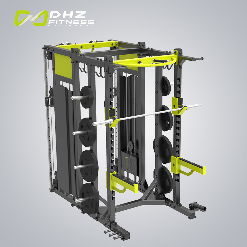 Power Generating Gym Equipment Fitness Weight Plant Rotary Rack For Loss Pendulum Squat 3X3 3 Station 900 Runner Handler Light