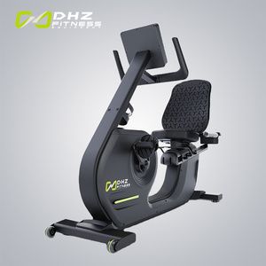 Latest Exercise Bike 2021 Gym Legs Motorized Trainer For Disabled Light Magnetic Computer With Laptop Desk Foldable Backseat