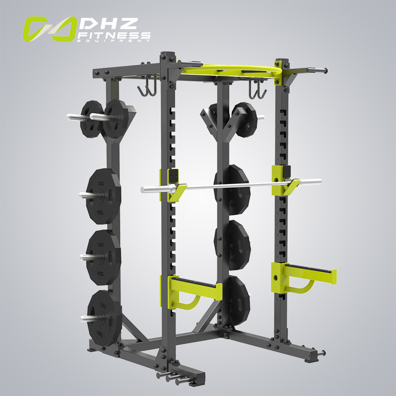 Squat Rack Pull Up Bar Safety Bars Collapsible Gym Folding Space Saving Professional Manufacturer Roller J Cup Straps