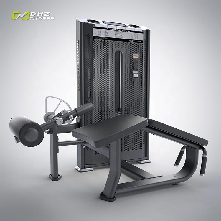 Dhz Fitness E7001A Commercial Gym Equipment Pin loaded Prone Leg Curl Machine