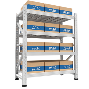 DI-AO Medium Duty Metal Shelving Warehouse Shelf Storage Pallet Racking System Stacking Rack