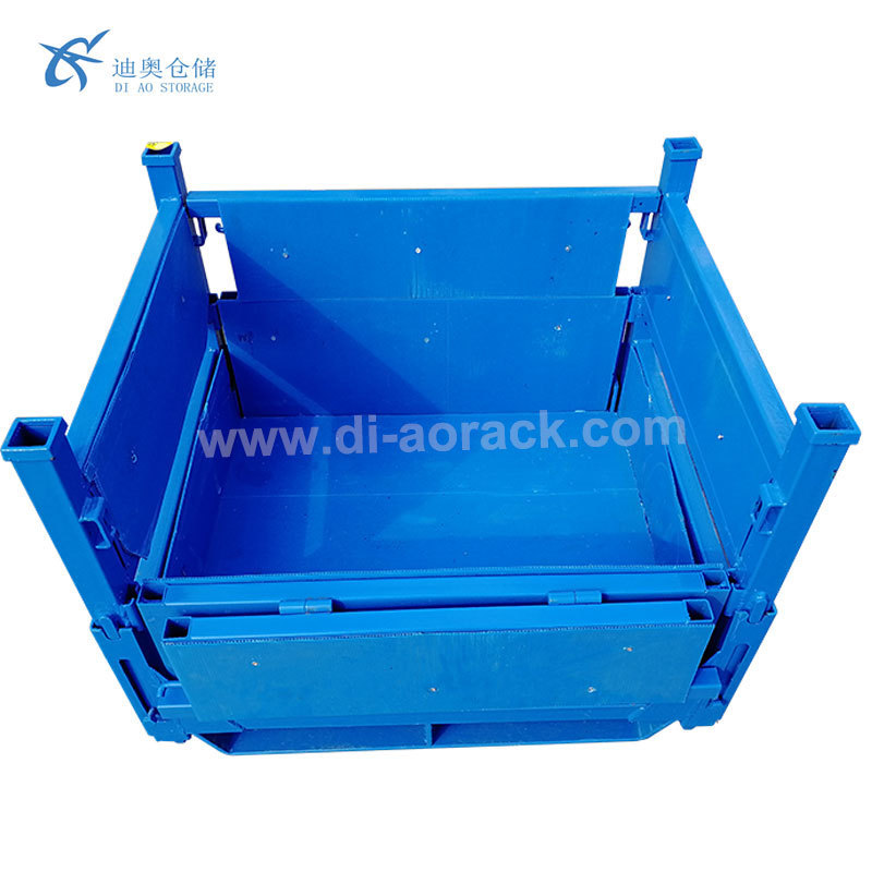 Warehouse Heavy Duty Foldable and Stackable Steel Stillage Cage