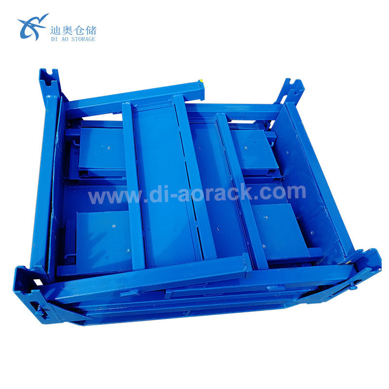 Warehouse Heavy Duty Foldable and Stackable Steel Stillage Cage