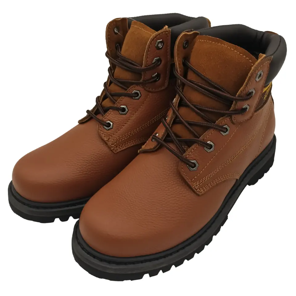 Custom Anti Puncture Comfortable Cowboy Boots Manufacturer Working Safety Boot with Steel Toe