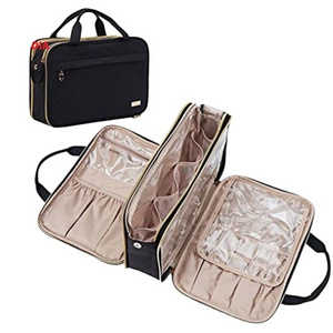 Large capacity travel Cosmetic Bag Portable large capacity travel cosmetic bag with Zipper for Women and Girls Toiletry Bag