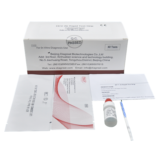 CE/ISO Approved One step HCV Rapid Test Kits wholesale serum Self Test Kits