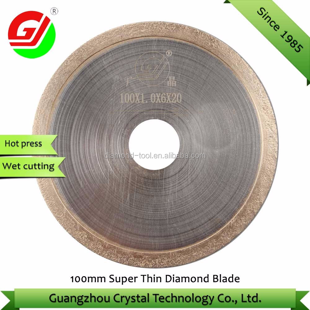 Professional 4inch 100mm super thin diamond cutting disc cutting blade for glass diamond saw blades