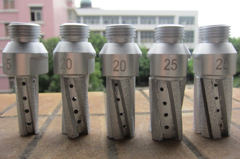 top grade D20mm diamond finger bit for granite stone Dekton profiling