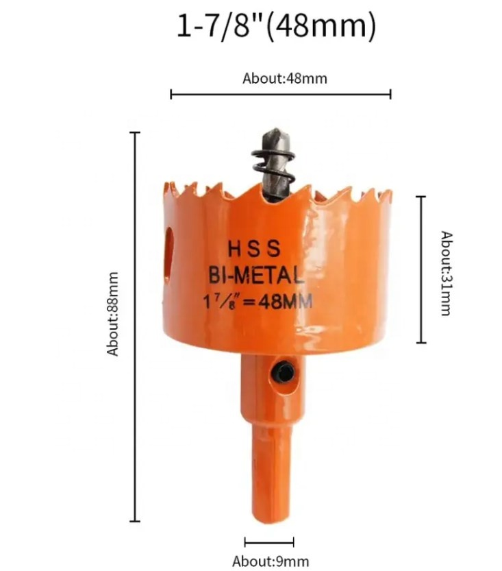 Professional Quality M42 High Speed Bi-Metal Hole Saw For Stainless Steel