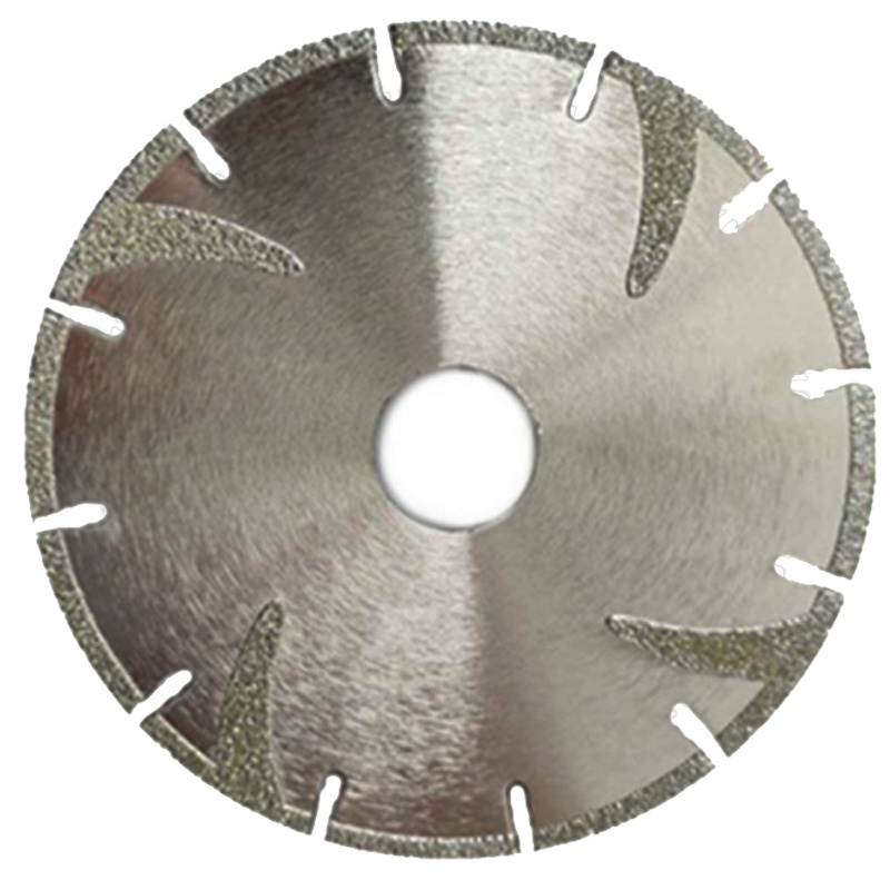 4.5 Inch Diamond Continuous Rim Cutting and Grinding Discs Single Side Coated Electroplated Granite Marble Tile Cutting Blade