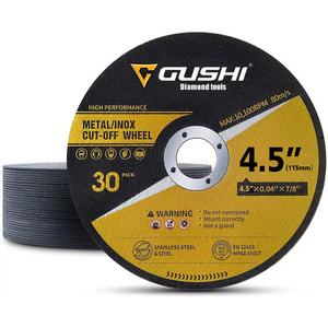 Hot Sale OEM 4.5 inch Resin Bonded Abrasive Grinding Wheel Metal Cutting Discs